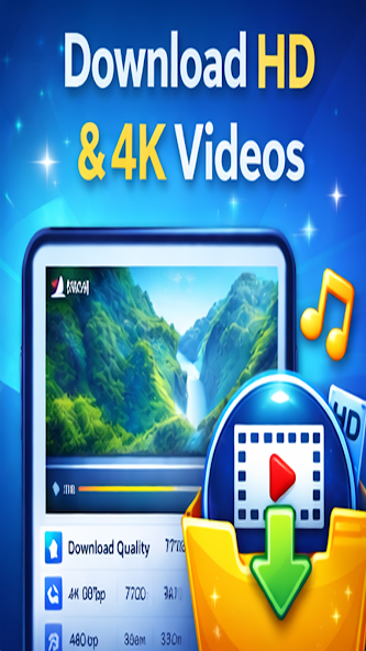 Video Downloader-All Player simple download screen